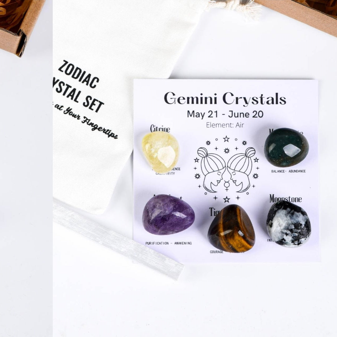 Gemini Healing Crystal-Constellation Healing Set