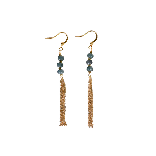 Jade earrings-jade that gathers natural energy, high-end and elegant earrings