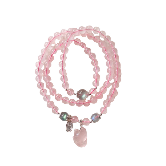 Love Star Pink Crystal Bracelet